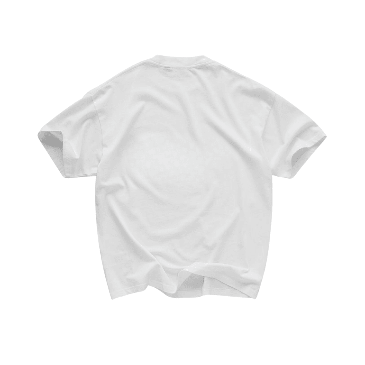 White Logo T-Shirt (Back)
